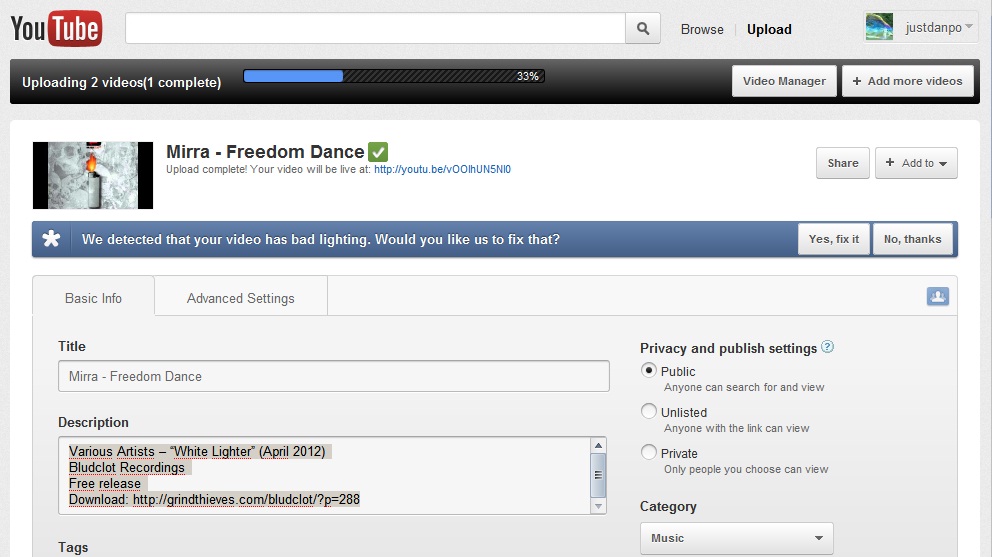 Upload is complete. Upload is complete