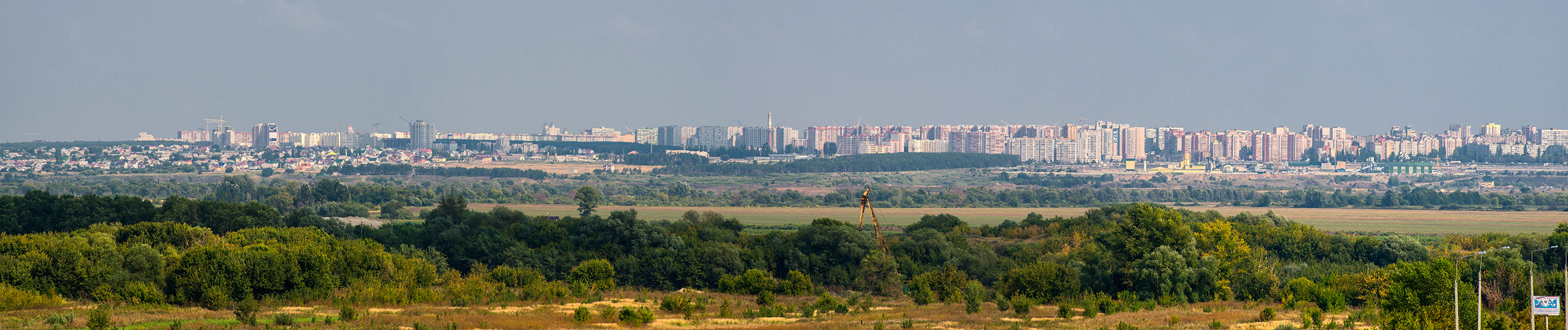 Северный Воронеж вид города