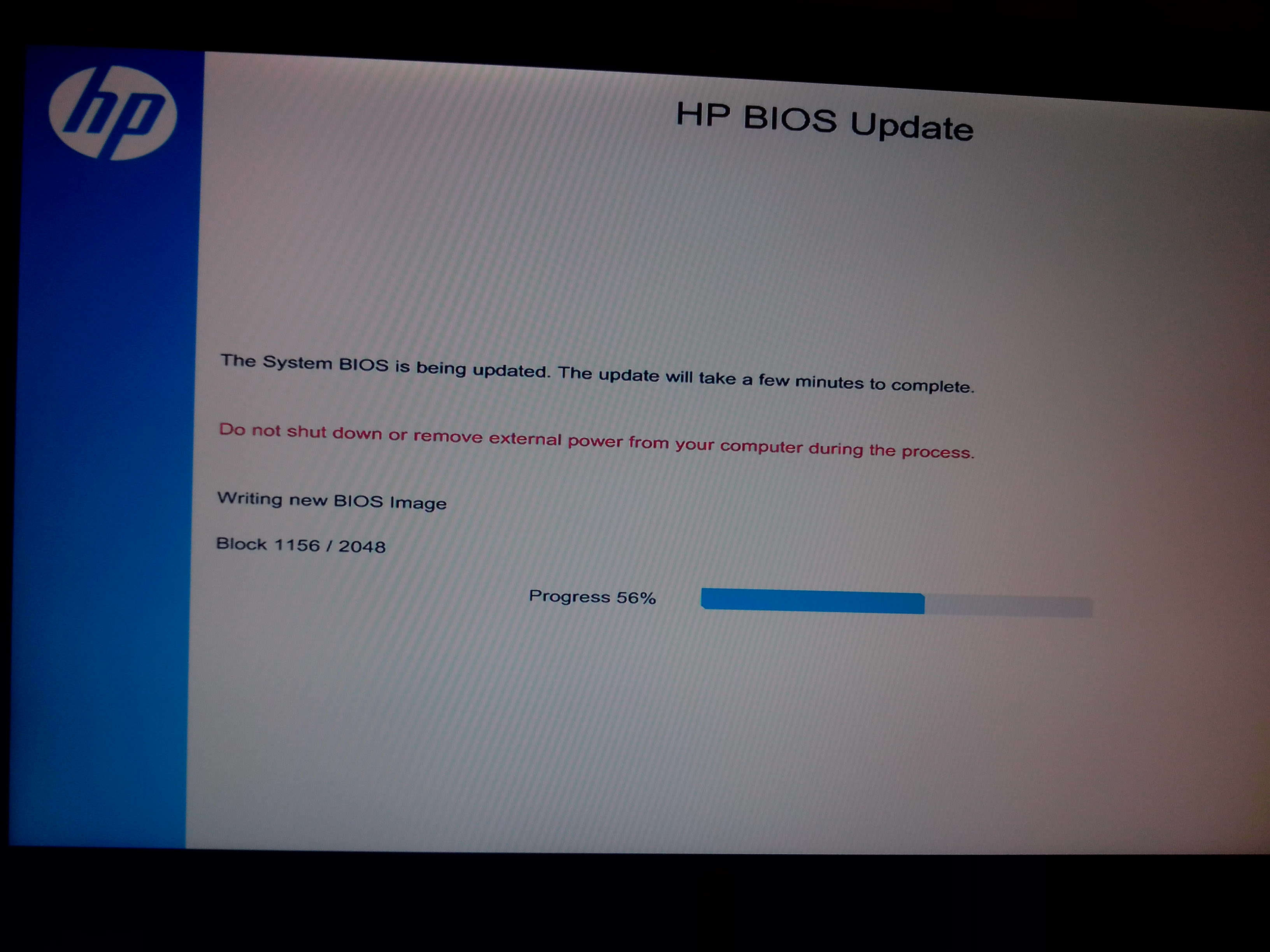 Update system bios. BIOS update. The System BIOS is being updated. Writing New BIOS image. BIOS is Updating.
