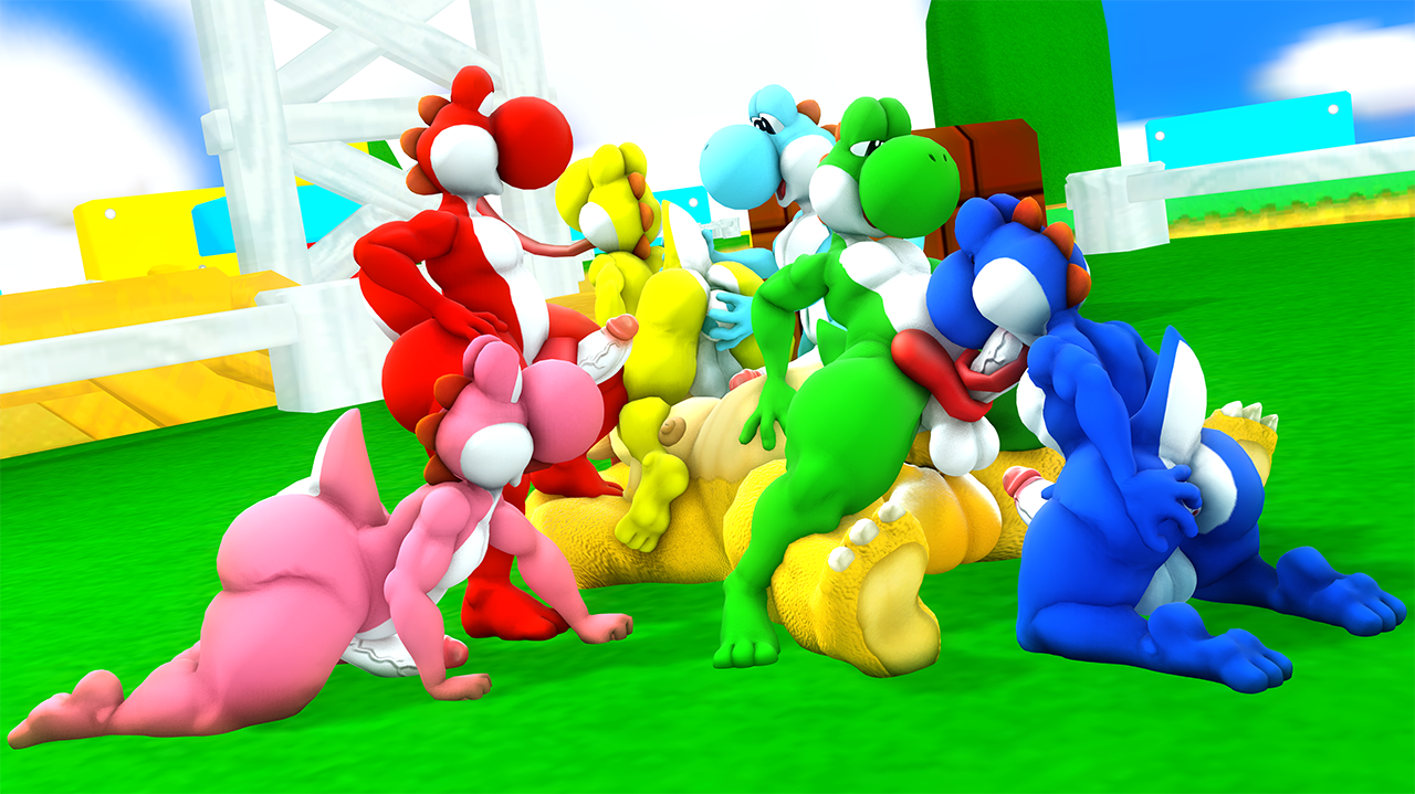 Green Yoshi Gay Porn - gayYiff: *NSFW *supermario *furry *porn *gay